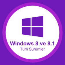 Windows 8 Tüm Sürümler